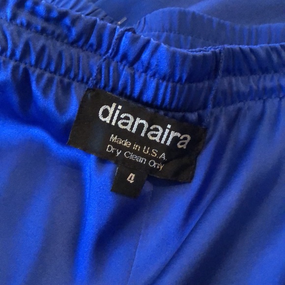 💙dianaira Silk Wide Leg Lined, High elastic waist reversible matte-shiny pants - Picture 5 of 7